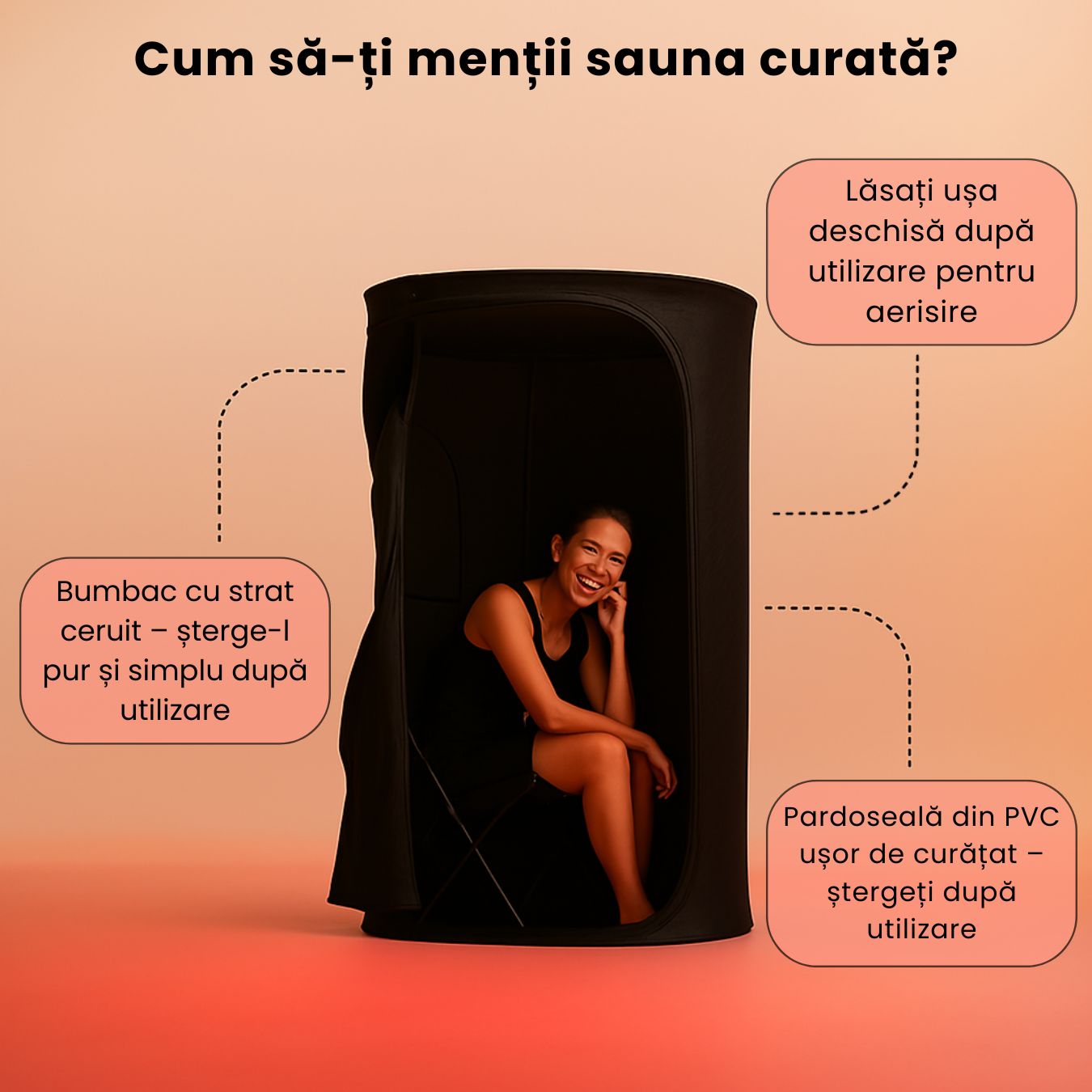 RECOVERYONE - Saună profesională pentru acasă + Cadă cu Gheață Profesională MAX (50% Reducere pentru Cadă cu Gheață)